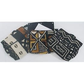 Buy 16 x 16 Hand Painted Authentic Mudcloth Mud Cloth Bookbag Portfolio by African Inspired Fashions