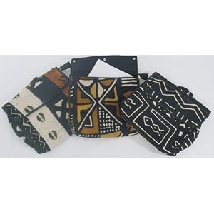 Buy 16 x 16 Hand Painted Authentic Mudcloth Mud Cloth Bookbag Portfolio by African Inspired Fashions
