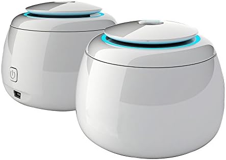 LingShuo USB Mini Air Purifier Humidifier with USB Cable and Blue LED Light Ideal for Car Office Home Room