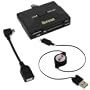 iKross Micro-USB 2in1 OTG / SD Memory Card Reader Adapter + USB Cable & USB OTG Adapter for Google Nexus 7 & Nexus 10, Asus VivoTab Smart ME400, ASUS MeMO Pad Smart ME301T, ASUS Memo Pad ME172V