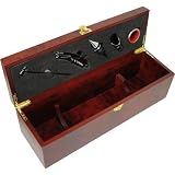 Search : RoseWood Finish Bottle Holder with 5 Piece Accessory set