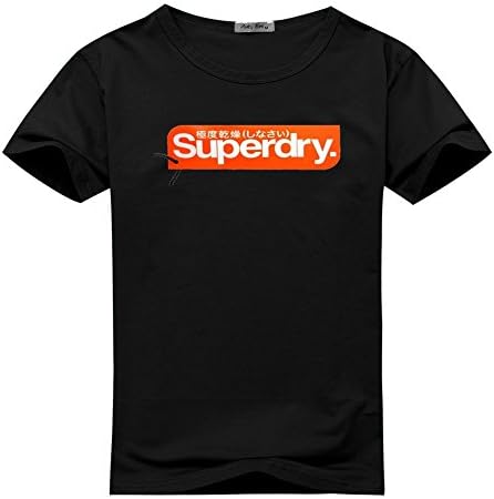 Superdry For Men's Printed Short Sleeve Tee Tshirt Medium Black