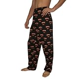 Mens MLB Baltimore Orioles Cotton Thermal Sleepwear / Pajama Pants - Black (Size: L)