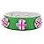 Modern Fantasy Creative Fashion Flag Metal Button Buckle Leather Wrap Bracelet