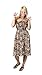 One-size-fits-most Tube Dress/Coverup with Animal Print