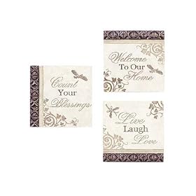 Club Pack of 12 Decorative Motivational Saying Plaques - 5 by CC Home Furnishings