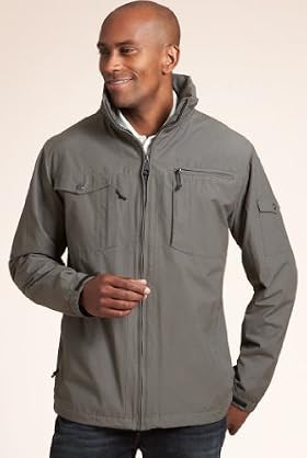 Cotton Rich Zip Through Hooded Trekking Jacket