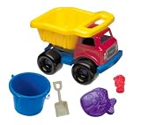 American Plastic Toy Truck Full of Toys
