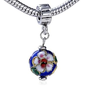 Buy Silver Tone Blue Flower Ornament European Charm Beads Bracelet - Pandora Bead and Fit by if (typeof showHideElement == 'function') {showHideElement('specialOffersHidden', 'specialOffersDiv');showHideElement('productPromosHidden', 'heroQuickPromoDiv');}