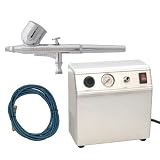 Master Model G22 Gravity Feed Airbrushing System with AirBrush-Depot TC-16 Quiet Mini Air Compressor