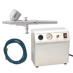 Master Model G22 Gravity Feed Airbrushing System with AirBrush-Depot TC-16 Quiet Mini Air Compressor