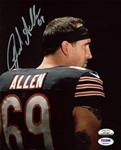 Signed Jared Allen Photograph - 8x10 W Holo & Itp 2 - PSA/DNA Certified - Autographed NFL Photos