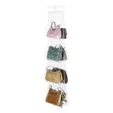 Whitmor Handbag File - Clear/ White