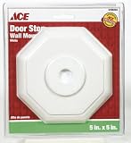 ACE TRADING BHDW 1 01-3028-511 WALL DOOR STOP 5x5 - WHITE