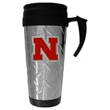Bergamot Nebraska Cornhuskers Diamond Plate Travel Mug