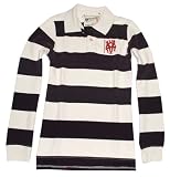 Royal Cult Mens Vintage Striped Logo Polo T-Shirt