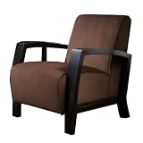 BEST Emerson Cloth Club Chair, Brown