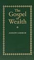 Gospel of Wealth (Little Books of Wisdom (Applewood))