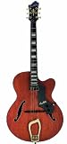 Hagstrom HL550 Electric Jazz Guitar (Natural Mahogany Matte)