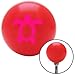 American Shifter 96275 Red Shift Knob with M16 x 1.5 Insert (Pink Simple Turtle)