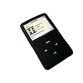 BLACK skin case for iPod Video 30gb 5th/6th Generation + Screen Protector