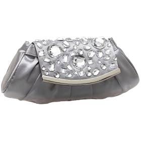 Savanna Satin Stone Clutch