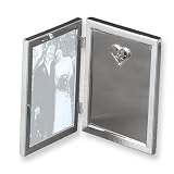 Silver Plated 25th Anniversary with Personalization Plate Photo Frame