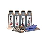 4 Black DELL 1815 High Yield Toner Refill Kits, also for Dell 1815DN RF223 NF485 INCLUDES RESET CHIPS