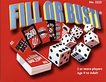 Fill or Bust Great Card and Dice Game
