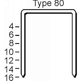 Heftklammern TYP 80 KL80, Laenge mm: 6