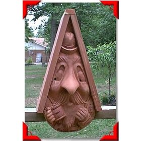 Gnome Birdhouse - Grandpa by Woodside Gardens