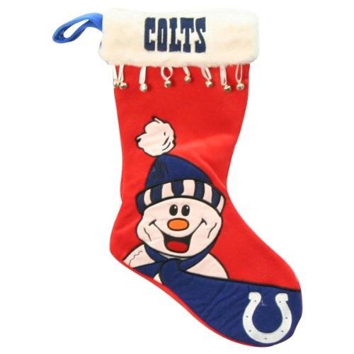 Indianapolis Colts 2-Tone Holiday Stocking (Measures 22