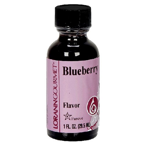 LorAnn Artificial Flavoring Oils, Blueberry Flavoring Oil, 1-Ounce Bottles (Pack of 4) by LorAnn Oils