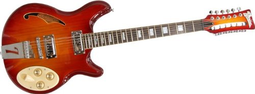 Italia Rimini 12-String Semi-Hollow Electric Guitar Cherryburst