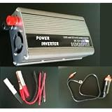 Ensupra Power Inverter 1000-Watt 12VDC to 110V AC , 2000W Peak, Includes Auto Cable... 