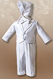 Cross Embroidered Christening Suit