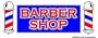 30" BARBER SHOP -Window Decal- salon parlor sign signs