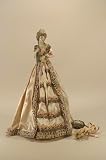 Antique Half Doll Boudoir Lamp