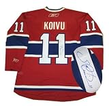 Saku Koivu Signed Jersey Canadiens Dark Replica