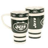 NFL New York Jets 16-Ounce Sculpted Travel Mug