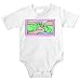 Onesie with green, two, monitor, desert, lizard