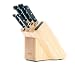 Master Class Chroma Tradition Five Piece Knife Set With Wood Block And Integral Sharpener