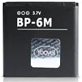 1070mAh BP-6M BP6M Battery for Nokia 3250 6151 6233 6234 6280 6288 9300 9300I N73 N77 N93 N93S