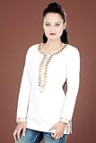 White Kurti
