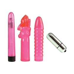 California Exotics / Swedish Erotica Hot Pink Lover's Kit Kits for Lovers Adult Sex Toy Kit