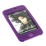 Purple Durable Flexible Soft Silicone Skin Case for Apple ipod Touch itouch 2G 2nd Generation