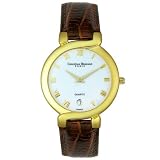 Christian Bernard Women's Twinlight Brown Leather 18k goldplated Watch, Model - IS5302BM