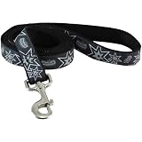 NBA San Antonio Spurs 6' Black Dog Leash