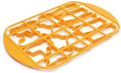 Mrs. Fields Halloween Cookie Cutter Grid with Pumpkin, Coffin, and Ghost Pattern (131) by MRSLC