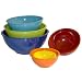 Trudeau Melamine Mixing Bowls, Set of 6